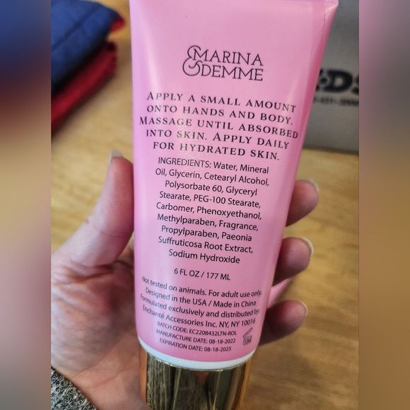 Marina & Demme Pink Peony Body Wash and Lotion and Rose Lilac Body Scub - Picture 7 of 7